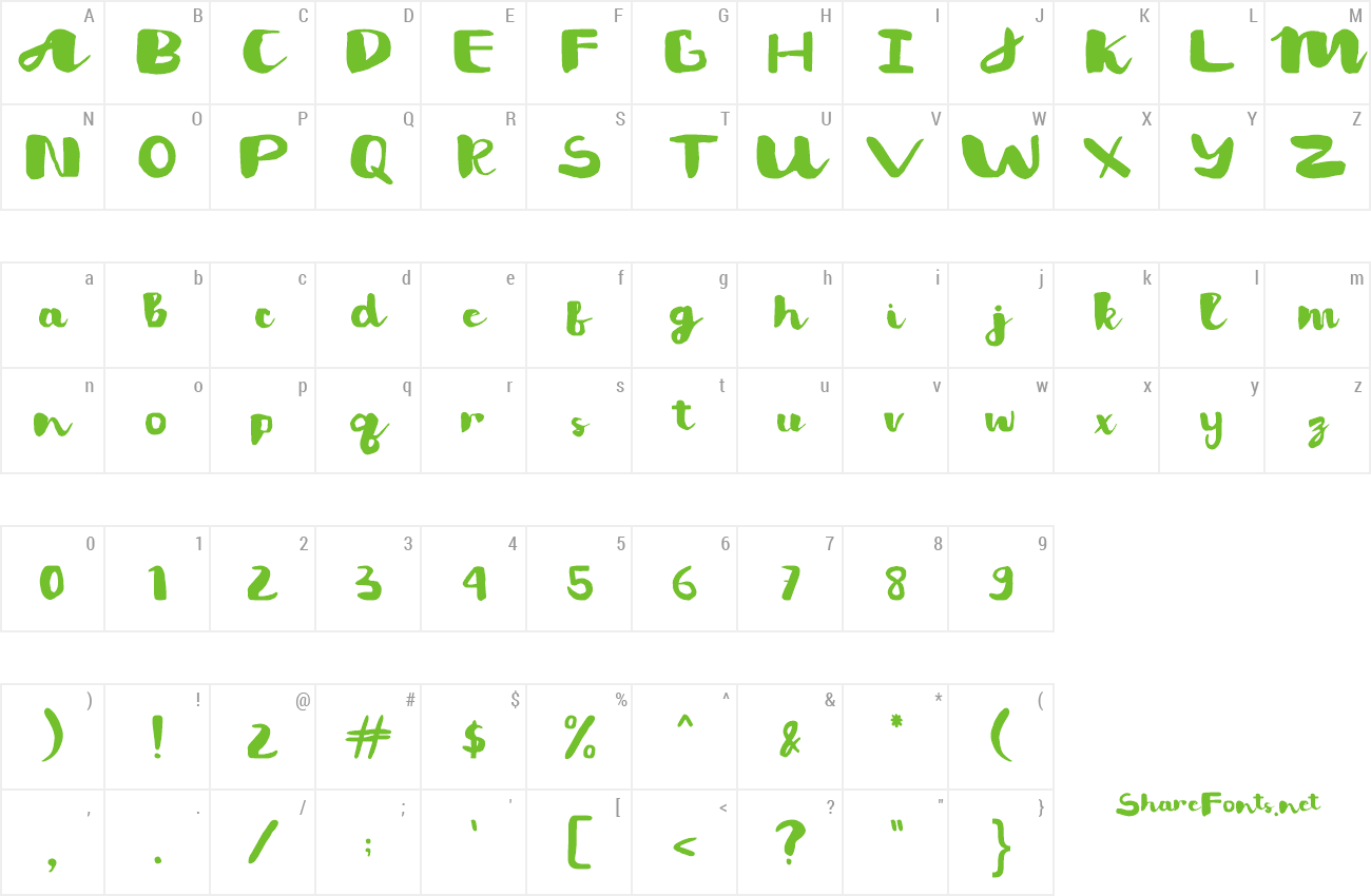 Font Caustin Bolar preview